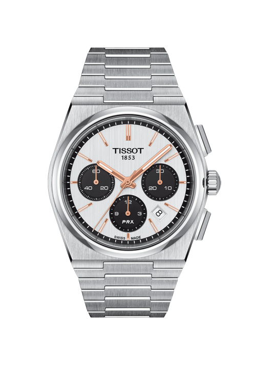 Tissot T-Classic PRX Automatic Chronograph T137.427.11.011.00 bei Juwelier Mayrhofer in Linz