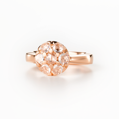 Jochen Pohl Ring mit Diamantrosen T6V8-R Rosé Diamantrosen bei Juwelier Mayrhofer in Linz