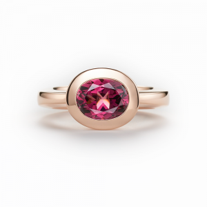 Jochen Pohl Ring mit Rhodolith T4F7 Rosé Rhodolith bei Juwelier Mayrhofer in Linz