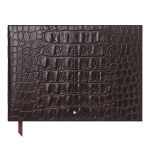 Montblanc  Guest Book Croco Print Brown MB128481 bei Juwelier Mayrhofer in Linz