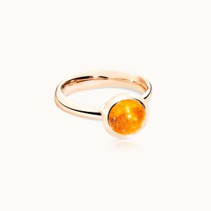 Tamara Comolli Bouton BOUTON Ring klein Mandarin Granat R-BOU-s-Man-rg bei Juwelier Mayrhofer in Linz