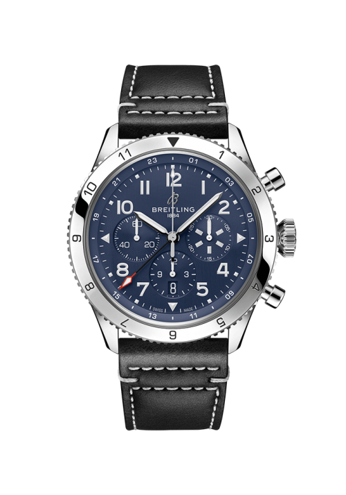 Breitling Classic AVI Super AVI B04 Chronograph GMT 46 Tribute to Vought F4U Corsair AB04451A1C1X1 bei Juwelier Mayrhofer in Linz