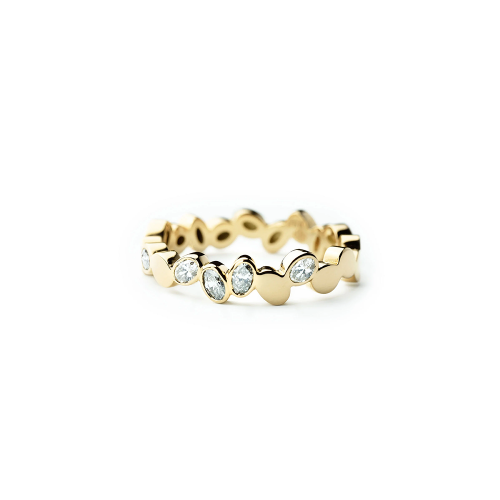 Ehinger Schwarz Memoire Memoire Ring oval Gelbgold mit Brillanten teils ausgefasst 00149645 bei Juwelier Mayrhofer in Linz