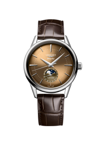 Longines Heritage Flagship Heritage Moonphase L4.815.4.62.2 bei Juwelier Mayrhofer in Linz