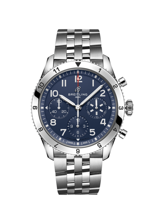 Breitling Classic AVI Classic AVI Chronograph 42 Tribute to Vought F4U Corsair A233801A1C1A1 bei Juwelier Mayrhofer in Linz