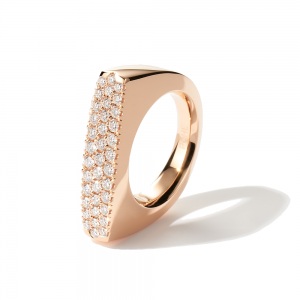 Jochen Pohl Ring aus Roségold mit weißen Brillanten XO-SV bei Juwelier Mayrhofer in Linz