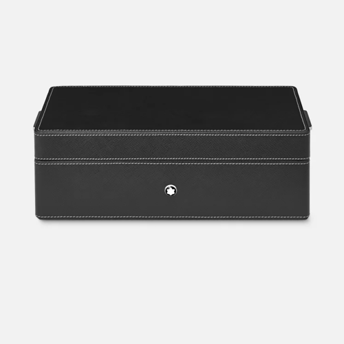 Montblanc Schreibtischbox aus Leder für drei Schreibgeräte und Tintenfass MB133158 bei Juwelier Mayrhofer in Linz