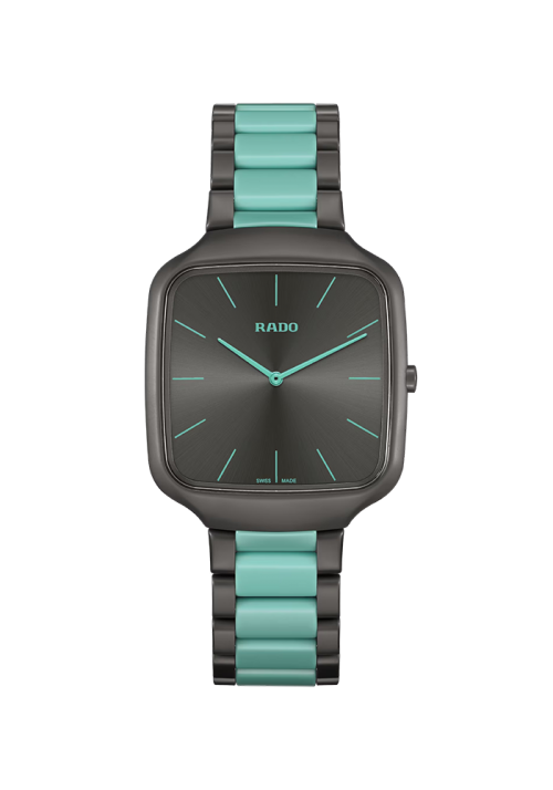 Rado True Square True Square Thinline Les Couleurs™ Le Corbusier R27045162 bei Juwelier Mayrhofer in Linz