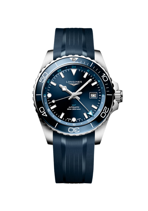 Longines Conquest HydroConquest GMT L3.890.4.96.9 bei Juwelier Mayrhofer in Linz