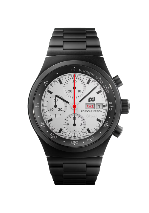 Porsche Design Chronotimer Collection Chronograph 1 – F.A.T. 2025 Edition 6041.8.01.003.10.2 bei Juwelier Mayrhofer in Linz