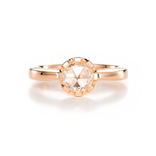 Jochen Pohl Ring mit Diamantrose C6-6 VIII-R Rosé Diamantrose bei Juwelier Mayrhofer in Linz