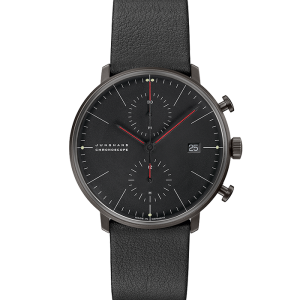 Junghans Junghans max bill max bill Chronoscope Bauhaus 027/4409.02 bei Juwelier Mayrhofer in Linz