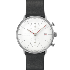 Junghans max bill Chronoscope Bauhaus 027/4303.02 bei Juwelier Mayrhofer in Linz
