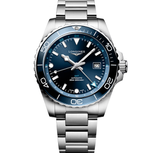 Longines Conquest HydroConquest GMT L3.890.4.96.6 bei Juwelier Mayrhofer in Linz
