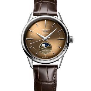Longines Heritage Flagship Heritage Moonphase L4.815.4.62.2 bei Juwelier Mayrhofer in Linz