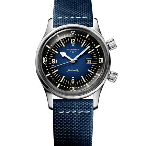 Longines Heritage Longines Legend Diver Watch L3.374.4.90.2 bei Juwelier Mayrhofer in Linz