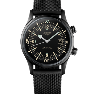 Longines Heritage Longines Legend Diver Watch L3.774.2.50.9 bei Juwelier Mayrhofer in Linz