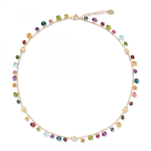 Marco Bicego Africa Gemstones Chokerkette mit bunten Edelsteinen CB2781_MIX02 bei Juwelier Mayrhofer in Linz