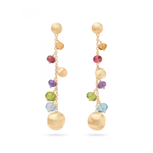Marco Bicego Africa Gemstones Hängeohrringe mit bunten Edelsteinen und Diamanten OB1862_MIX02 bei Juwelier Mayrhofer in Linz