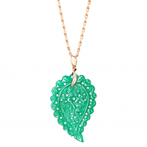 Tamara Comolli India INDIA Anhänger grüner Onyx medium P-IND-m-Jad-rg bei Juwelier Mayrhofer in Linz