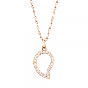 Tamara Comolli Signature SIGNATURE Anhänger mit Diamant Pavé P-Sig-l-pl-rg bei Juwelier Mayrhofer in Linz