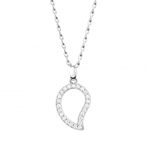 Tamara Comolli Signature SIGNATURE Anhänger mit Diamant Pavé P-Sig-l-pl-wg bei Juwelier Mayrhofer in Linz