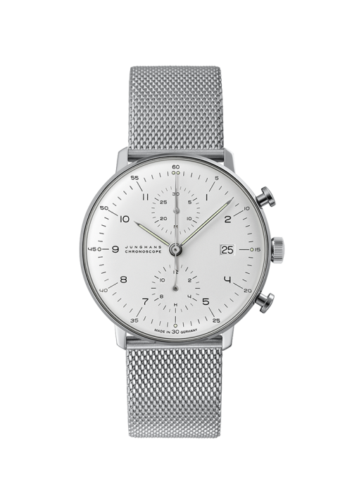 Junghans Junghans max bill max bill Chronoscope 027/4003.46 bei Juwelier Mayrhofer in Linz