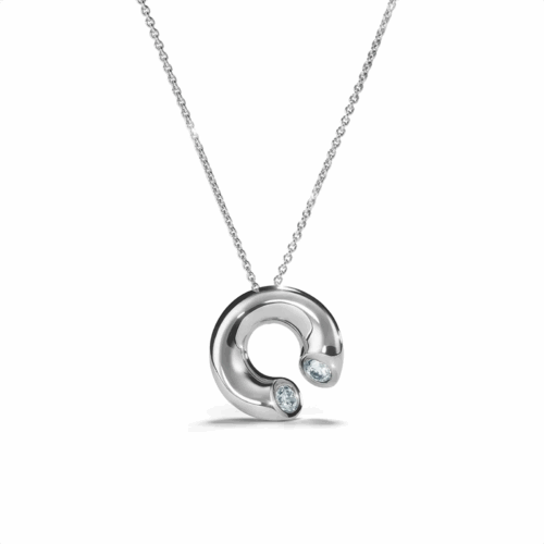 Ehinger Schwarz Dialog Dialog Anhänger Weißgold mit Brillanten 00152023 bei Juwelier Mayrhofer in Linz