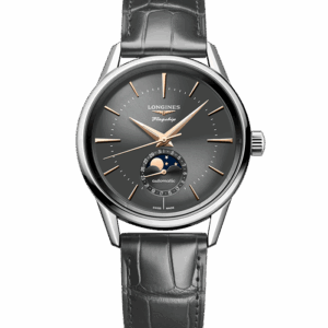 Longines Heritage Longines Flagship Heritage Moonphase L4.815.4.52.2 bei Juwelier Mayrhofer in Linz