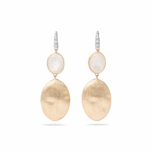 Marco Bicego Siviglia Ohrring mit Perlmutt und Diamant-Haken OB1506-AB_MPW_YW bei Juwelier Mayrhofer in Linz