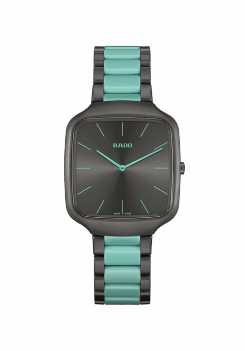 Rado True Square True Square Thinline Les Couleurs™ Le Corbusier R27045162 bei Juwelier Mayrhofer in Linz