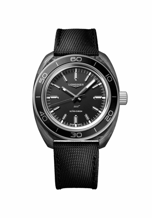 Longines Heritage Longines Ultra-Chron Carbon L2.839.4.52.2 bei Juwelier Mayrhofer in Linz