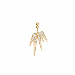 Ole Lyngaarrd Funky Stars 5 - zackiger Ohrring - Anhänger A3099-401 bei Juwelier Mayrhofer in Linz