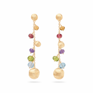 Marco Bicego Africa Gemstones Hängeohrringe mit bunten Edelsteinen und Diamanten OB1862_MIX02 bei Juwelier Mayrhofer in Linz
