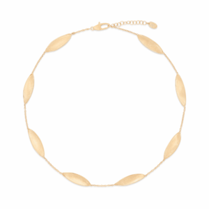 Marco Bicego Lunaria Lunaria Twist Halskette mit Blättern aus 18 Karat Gelbgold CB2896__Y_02 bei Juwelier Mayrhofer in Linz