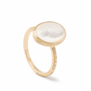 Marco Bicego Siviglia Ring aus Gold mit Perlmutt und Diamanten AB610-B_MPW_Y bei Juwelier Mayrhofer in Linz