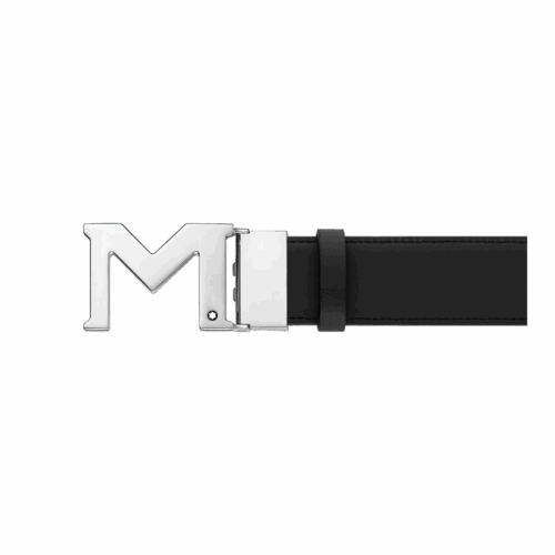 Montblanc Montblanc M_Gram 4810 Gürtel mit palladierter M-Schließe 127697 bei Juwelier Mayrhofer in Linz