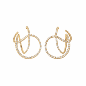 Ole Lynggaard Love Bands Twisted Love Bands Ohrringe A3096-402 bei Juwelier Mayrhofer in Linz