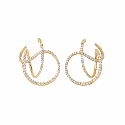 Ole Lynggaard Love Bands Twisted Love Bands Ohrringe A3096-402 bei Juwelier Mayrhofer in Linz