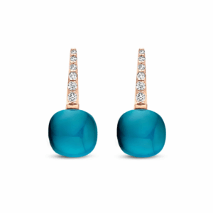 Bigli Mini Sweety Mini Sweety Ohrringe mit London Blue 20O123Rlobmpdia bei Juwelier Mayrhofer in Linz