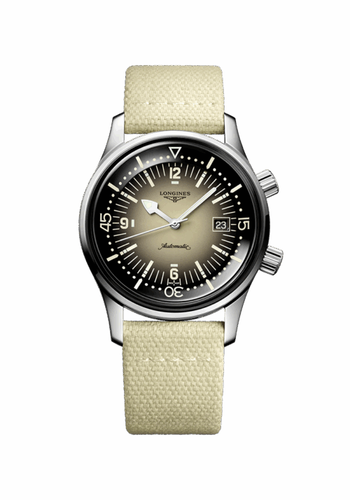 Longines Heritage Longines Legend Diver Watch L3.774.4.30.2 bei Juwelier Mayrhofer in Linz