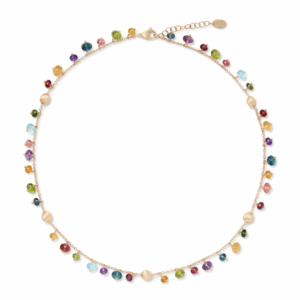 Marco Bicego Africa Gemstones Chokerkette mit bunten Edelsteinen CB2781_MIX02 bei Juwelier Mayrhofer in Linz