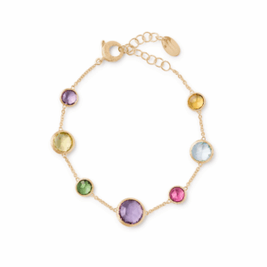Marco Bicego Jaipur Colour Leichtes Armband aus Gold mit bunten Edelsteinen BB2710_MIX01_Y_02 bei Juwelier Mayrhofer in Linz