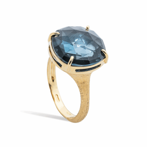 Marco Bicego Jaipur Ring aus Gold mit London-Blue Topas AB645_TPL01 bei Juwelier Mayrhofer in Linz