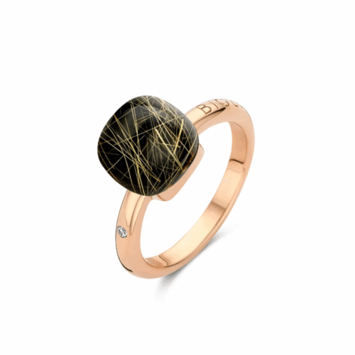Bigli Mini Sweety Mini Sweety Ring mit Rutilquarz und Onyx 20R88Rrutonyx bei Juwelier Mayrhofer in Linz