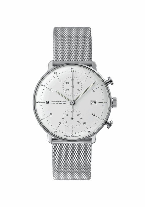 Junghans Junghans max bill max bill Chronoscope 027/4003.46 bei Juwelier Mayrhofer in Linz