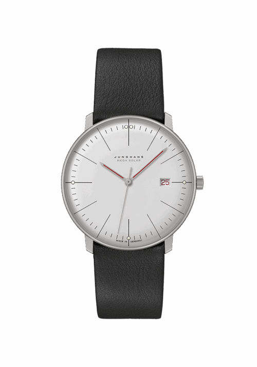 Junghans Max bill max bill MEGA Solar Bauhaus 059/2326.02 bei Juwelier Mayrhofer in Linz