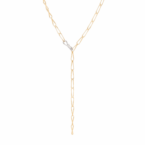 Marco Bicego Marrakech Onde Y-Kette aus Gelbgold mit Diamanten-Verschluss CG849_B_YW_M5 bei Juwelier Mayrhofer in Linz