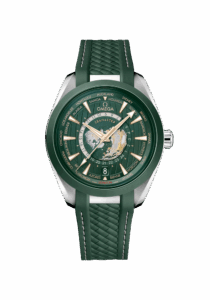 Omega Seamaster Aqua Terra 150 M Co-Axial Master Chronometer GMT Worldtimer 43 mm 220.32.43.22.10.001 bei Juwelier Mayrhofer in Linz