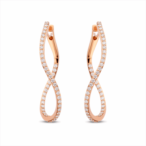 Bigli Infinity Infinity Creolen 23O106Rdia bei Juwelier Mayrhofer in Linz